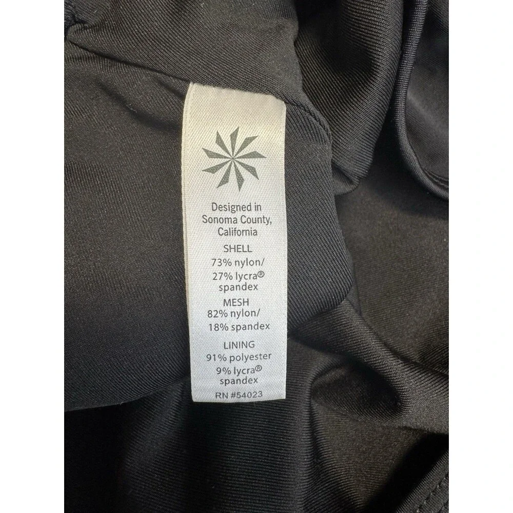 ATHLETA Size XS Womens Unlined Wireless One Piece Sports Swimming Suit Streamlin